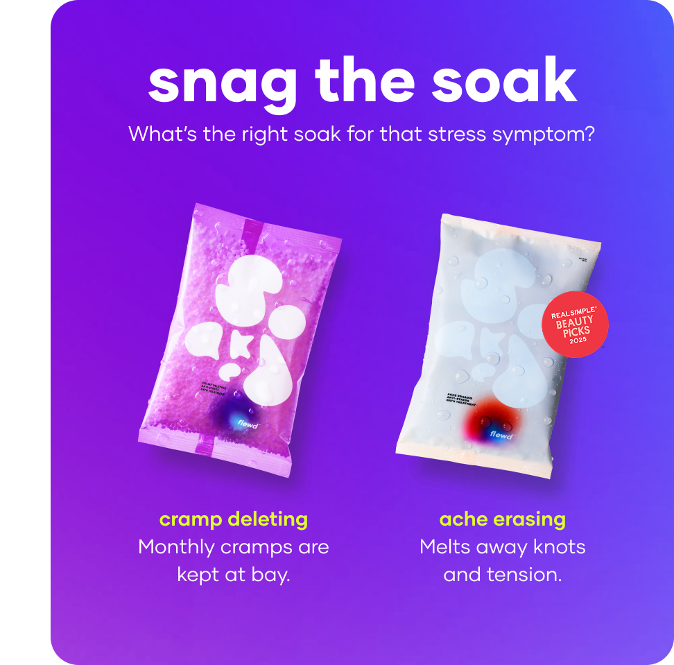 cramp deleting anti-stress bath treatment