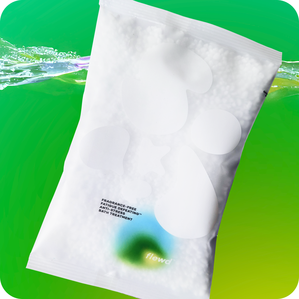 fragrance-free fatigue defeating anti-stress bath treatment