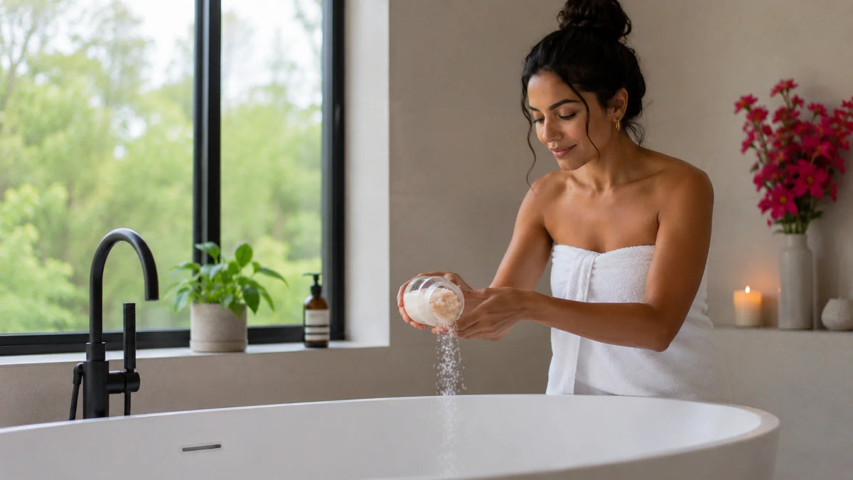 The Real Benefits of a Magnesium Oil Bath for Stress Relief