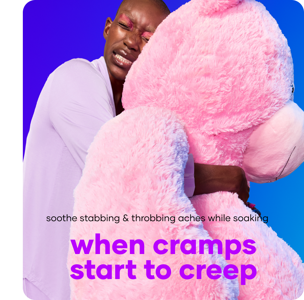 cramp deleting anti-stress bath treatment